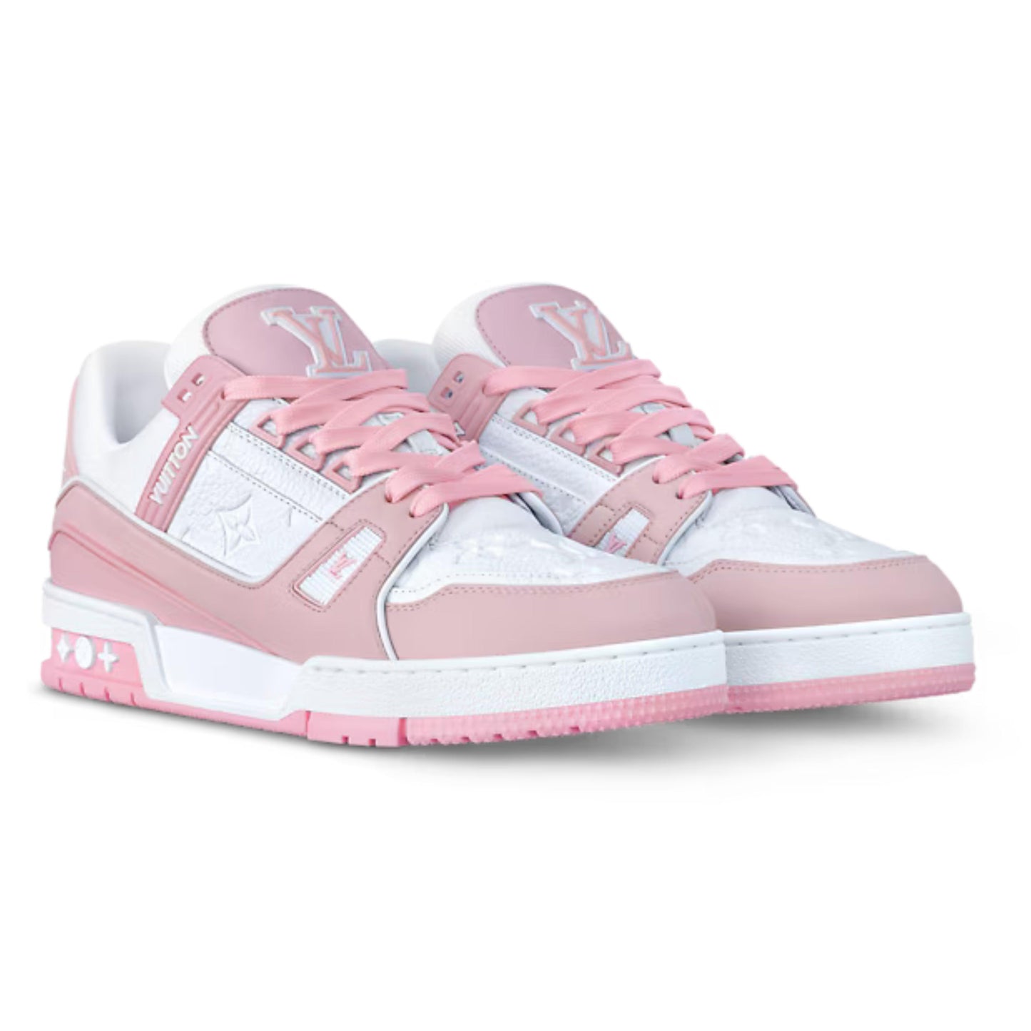 Louis Vuitton Lv Pink Denim Sneaker