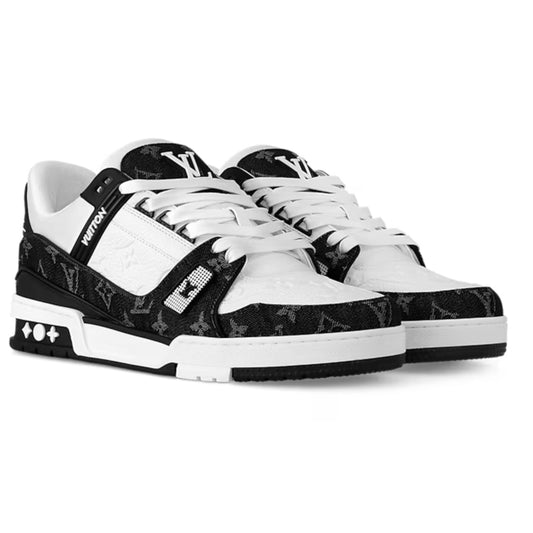 Louis Vuitton Lv Black Denim Sneaker